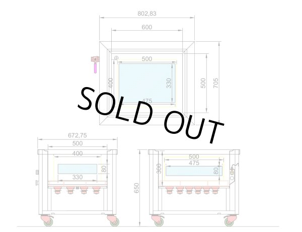 画像1: オーダー商品【工業用デジタル式 120kHz 超音波洗浄機】 タイマー/パワー調節/超大型洗浄器クリーナー 工業用 (1)